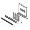 Model 6904 Top&Side Rubber Set