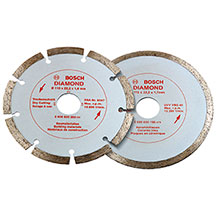 Bosch - Universal Concrete Dry Diamond Cutting Blades - Twin Pack