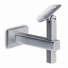 Mod 4145 Adj Bracket Wall-Tube - Square Line