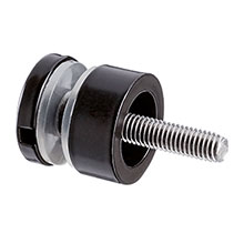 Model 0746 Tube - 25mm - Glass Adapters - Black