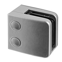 Model 26 Flat - Glass Clamps - Aluminium White