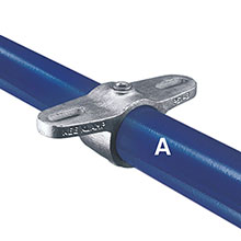 Kee Klamp - Type P51 - Offset Double Tab Panel w/Slot - Handrail Fitting