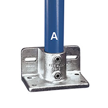 Kee Klamp - Type 69 - Rail Flange w/Toeboard adapter - handrail Fitting