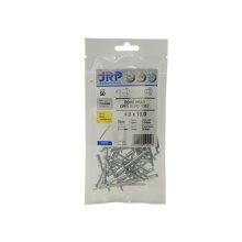 Alu/Steel Pop Rivet - JRP - Dome Head - Bagged