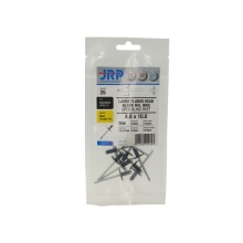 Alu/Steel Pop Rivet - JRP Large Flange Black Bagged