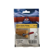 Rosett Cavity Fixings - JCP - Red - Bagged