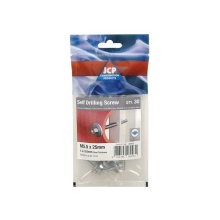Self Drilling Screw Light Duty - JCP Metalfix BZP 16mm WSH Bag