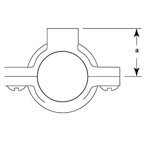 Galv Single Ring Clip Par529G Galv Single Ring Clip Par529G