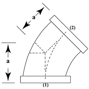 Galv 45 Deg F/F Par155G Galv 45 Deg F/F Par155G
