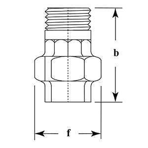 Galv Cone Seat M/F Par257G Galv Cone Seat M/F Par257G