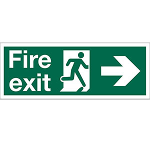 Fire Exit 400 x 150mm Gemglow Fire Exit 400 x 150mm Gemglow