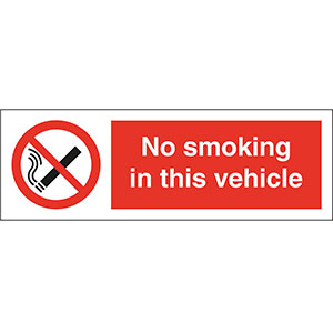 No Smoking In The Vehicle No Smoking In The Vehicle
