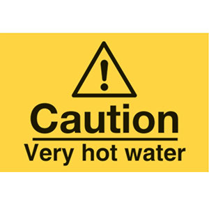 Caution Very Hot Water Caution Very Hot Water
