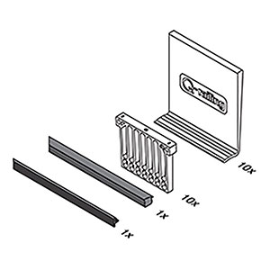 Model 6904 Top&Side Rubber Set Model 6904 Top&Side Rubber Set