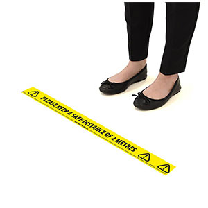 2m Yellow Distance Tape 2m Yellow Distance Tape
