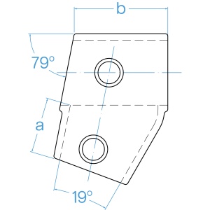 Key Clamp 253 Slope 11-30 Deg Key Clamp 253 Slope 11-30 Deg